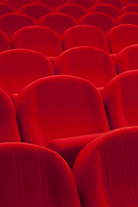 红色电影院座位