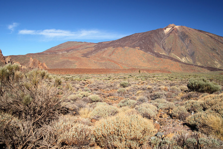 火山山泰德国。西班牙加那利群岛