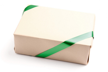 绿丝带礼品盒
