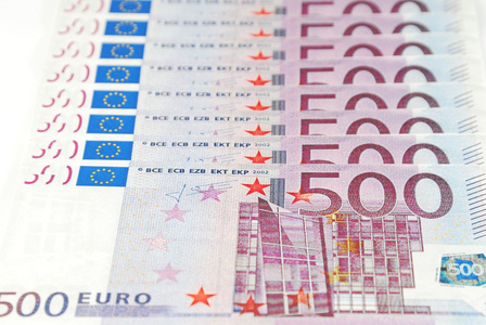 在行欧洲联盟货币纸币