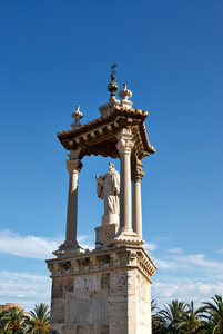 san 帕斯夸尔 bailon 雕像从 puente del mar
