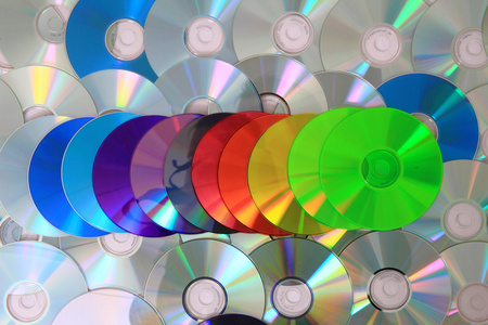 cd 和 dvd 的数据背景