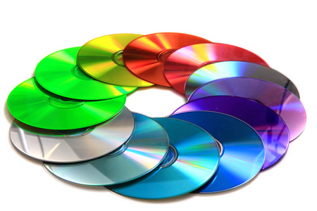 colorrainbow cd 和 dvd 介质