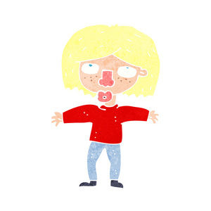 继续看继续向上看的卡通女孩照片