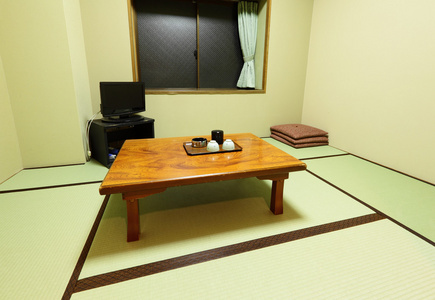 日式房子的内部