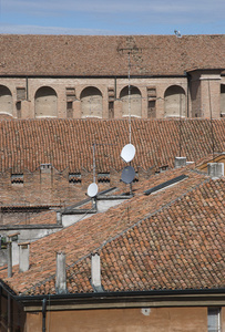 意大利中世纪屋顶曼图亚