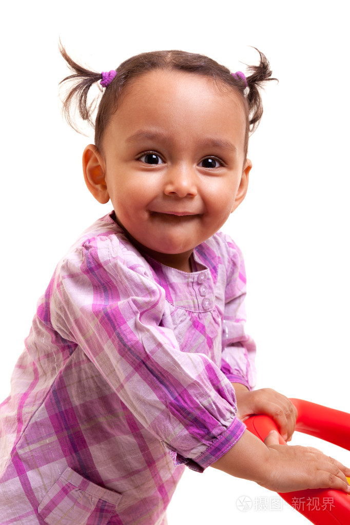 可爱的小黑人婴儿女孩黑人们