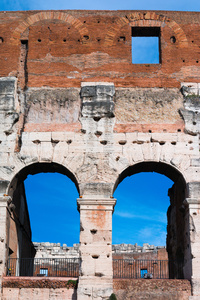 古罗马圆形竞技场建筑细节