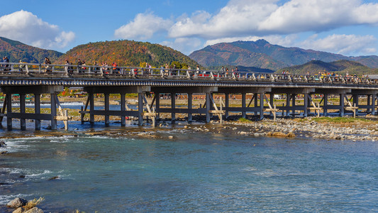 在京都岚山