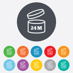 开启使用后 24 个月内签署图标