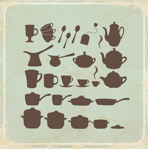 茶叶 咖啡和壶套