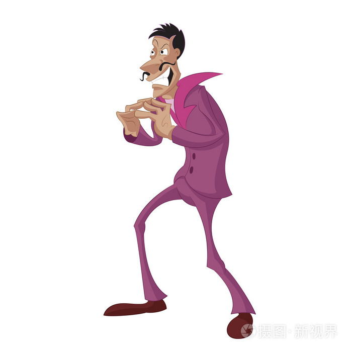 矢量图像的那个邪恶的疯子.