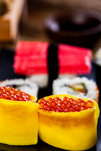 生的海产，日本寿司套