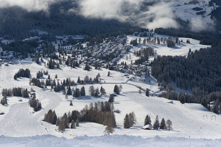 洛米蒂冬季景观