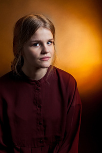 斯堪的纳维亚可爱的年轻女孩肖像