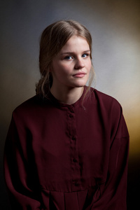 斯堪的纳维亚可爱的年轻女孩肖像