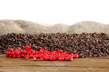 袋的咖啡豆