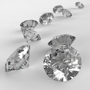 钻石作为概念作文中 3d