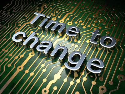 时间概念 时间变化对电路板背景