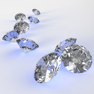 钻石作为概念作文中 3d