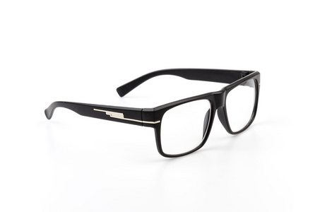 白色衬底上的 eyeglassses