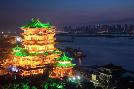 江西滕王阁图片-江西滕王阁素材-江西滕王阁插画-摄图新视界