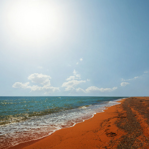 夏季海洋海岸