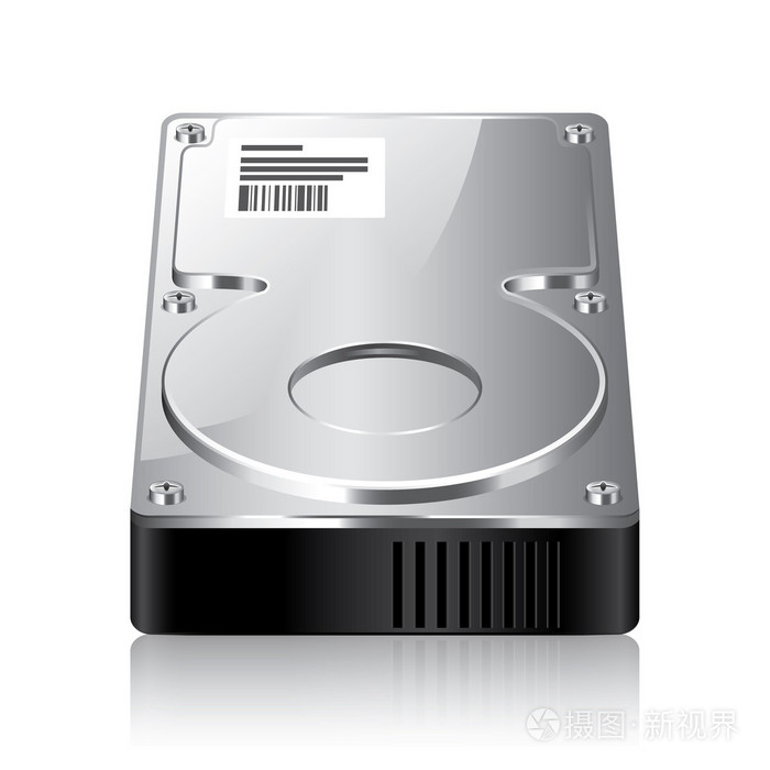 硬磁盘驱动器矢量图