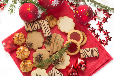 圣诞饼干和装饰