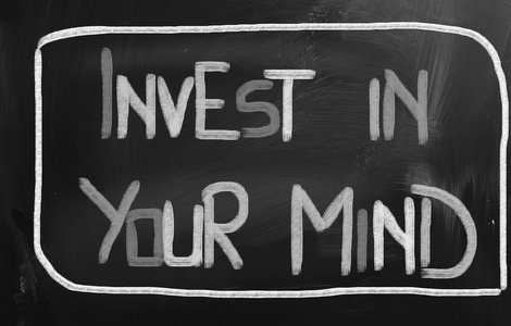 投资在你的心灵概念
