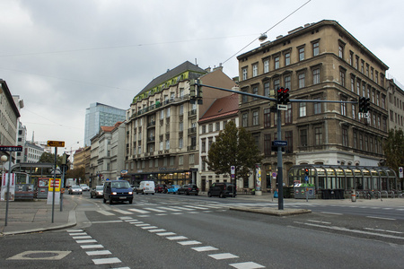 2011 年 10 月 28 日奥地利，维也纳。历史部分城市的一种典型体系结构