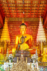 原则四色菊寺在清迈佛影像