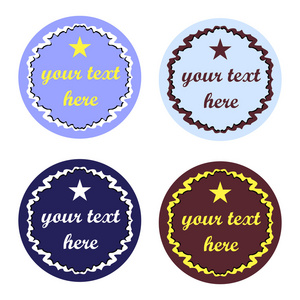 蛋糕不干胶标签图片-蛋糕不干胶标签素材-蛋糕不干胶标签插画-摄图新