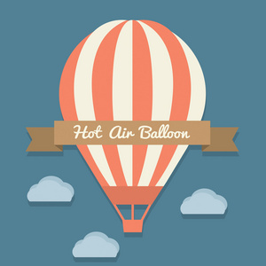 热空气气球矢量图