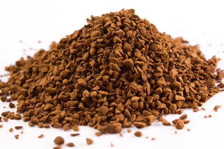 颗粒状的咖啡图片