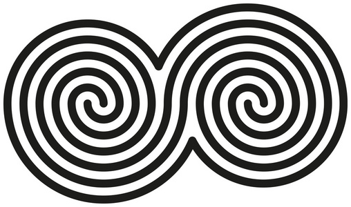 凯尔特人的双螺旋照片