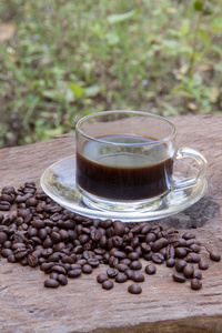 热咖啡的咖啡豆 2