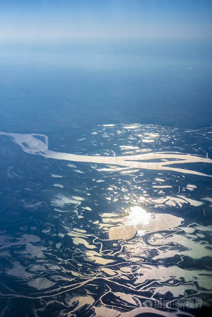 在阿根廷巴拉那河三角洲
