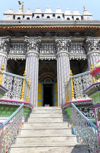 在加尔各答，西孟加拉邦，印度耆那教庙