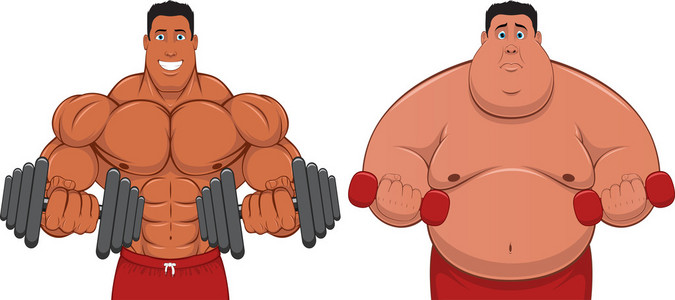 挺个大肚子运动员 & 胖子照片