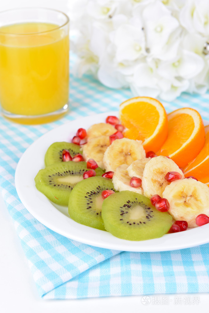 上表中的特写上盘香甜新鲜水果