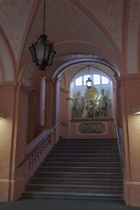 奥地利，古老的修道院，在城市的梅尔克