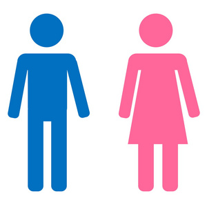 男性和女性的标志