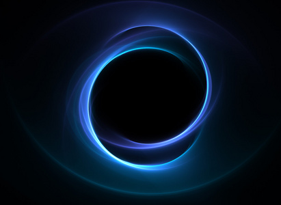 抽象的蓝色圆圈