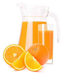 玻璃水罐橙汁       