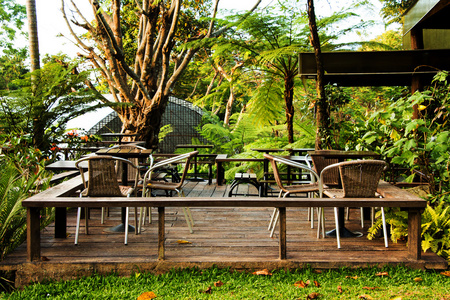 公园休闲区图片