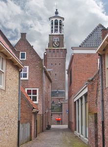 教会在荷兰的 heusden 的小镇。荷兰