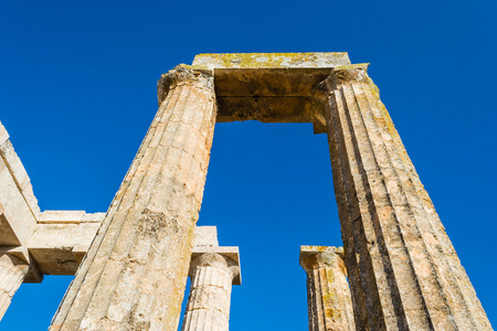 古代的宙斯神庙的支柱图片