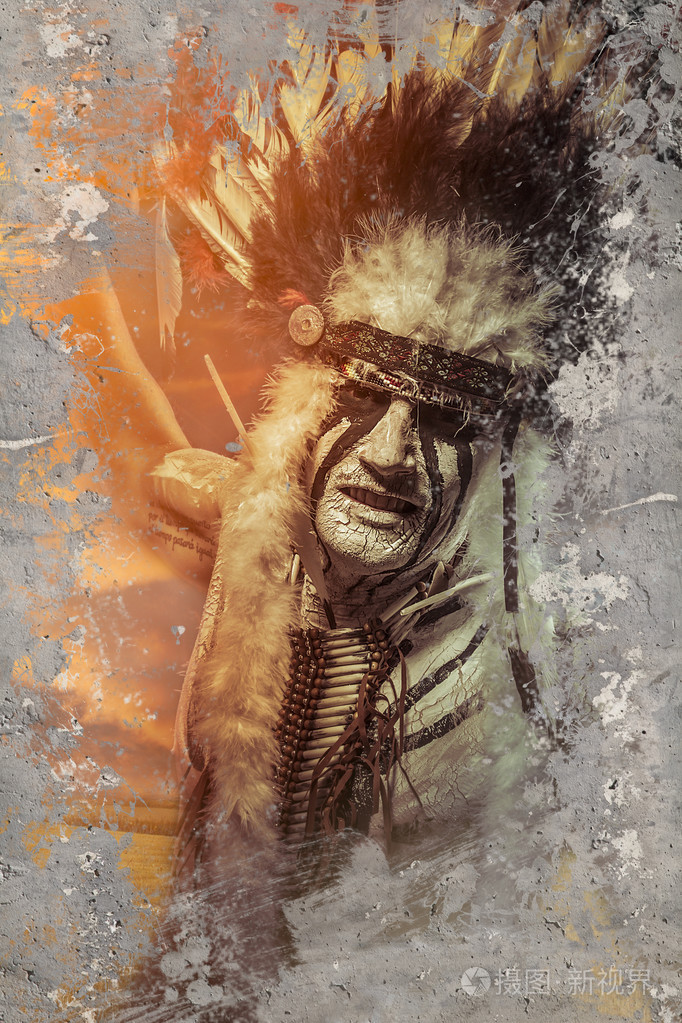 美国印第安战士