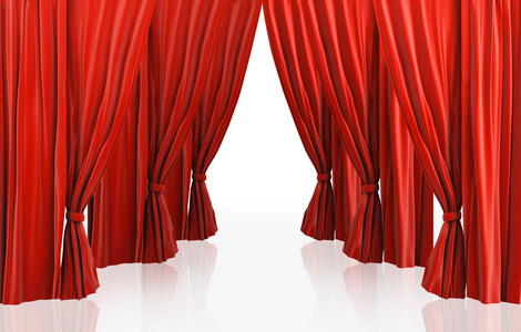 Roter Vorhang klassisch红色的窗帘经典风格